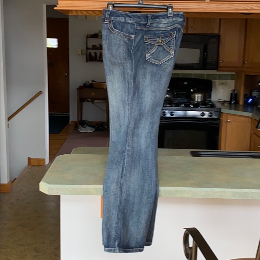 Blue jeans.